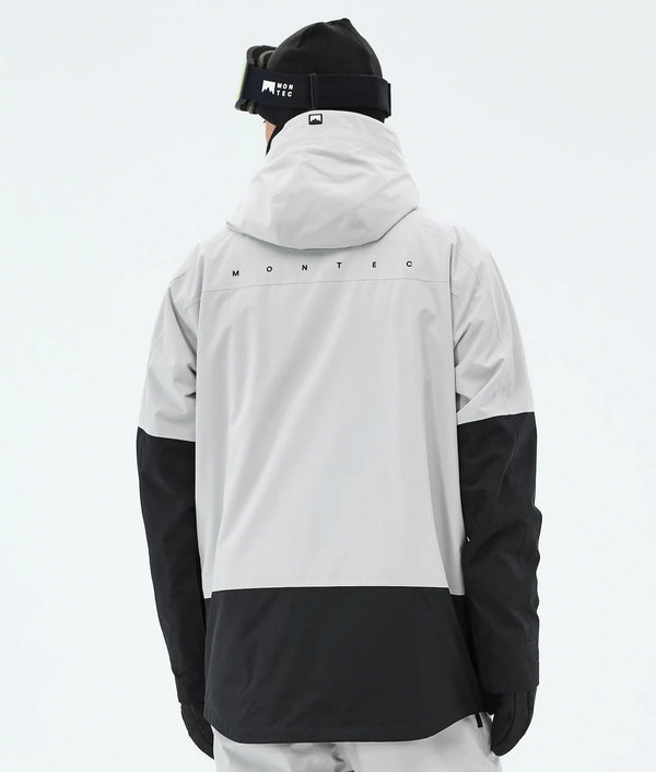 Arch Veste de ski pour homme – Gris clair / Noir