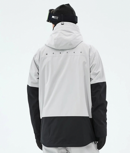 Arch Veste de ski pour homme – Gris clair / Noir