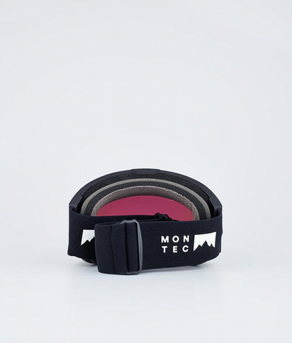 Masque De Ski – Noir Avec Écran Miroir Vert Tourmaline
